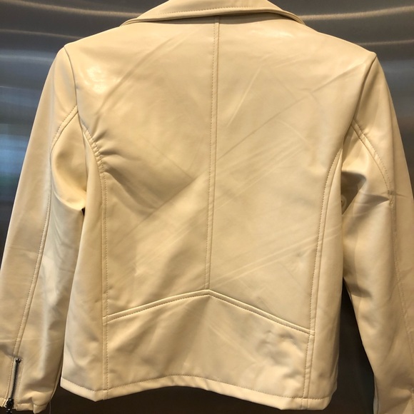 Girls pleather biker jacket - Picture 4 of 7